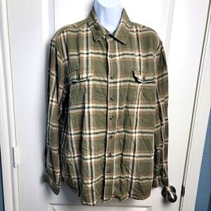 MAGELLAN OUTDOORS Classic Fit Plaid Button Down